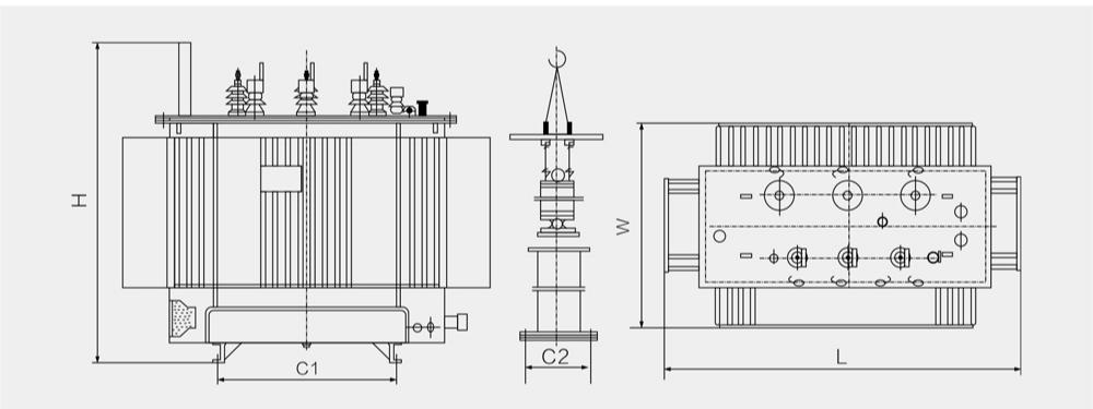 SVG产品外形及安装尺寸图