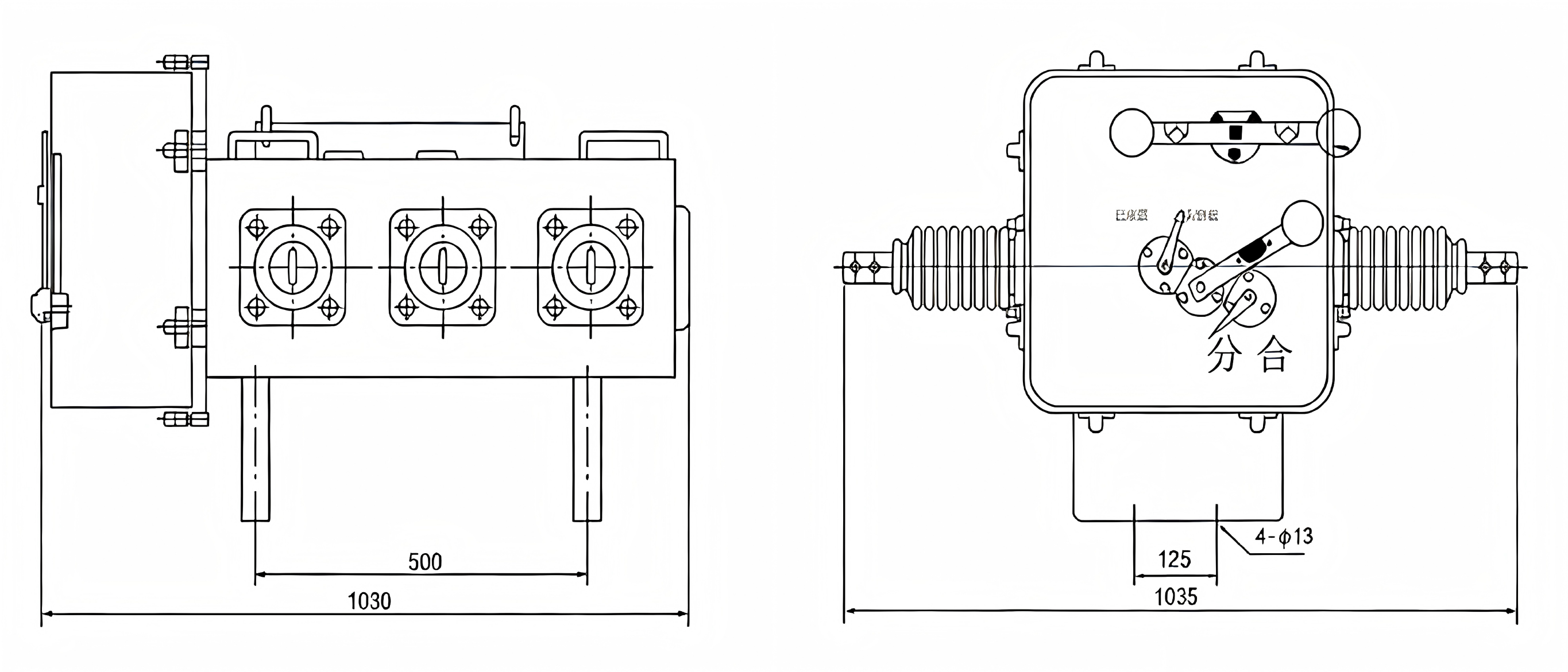 Overall and Mounting Dimensions
