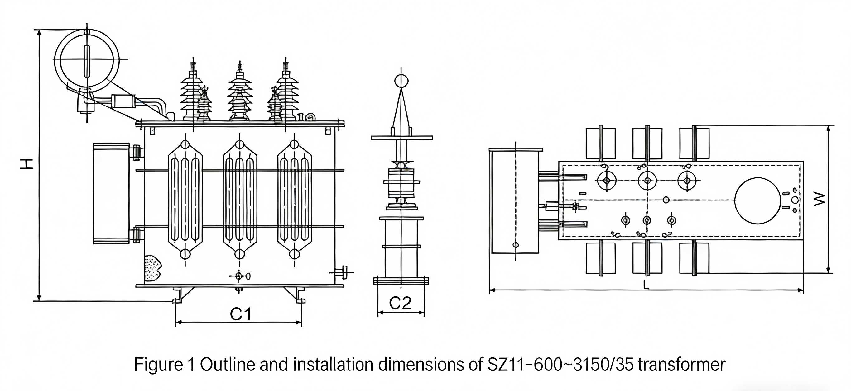 Transformer Installation Drawing Transformer Installation Drawing
